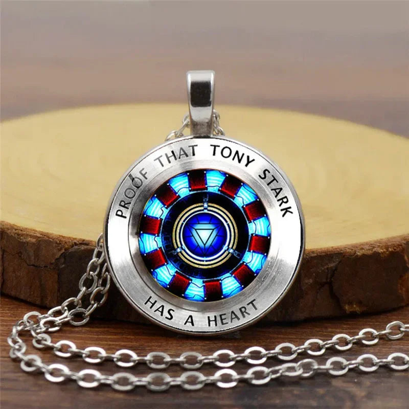 Disney Marvel Ironman ARC-REACTOR Tony Stark Necklace