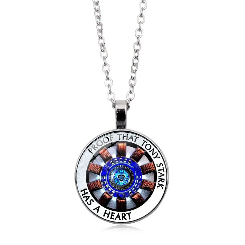 Disney Marvel Ironman ARC-REACTOR Tony Stark Necklace