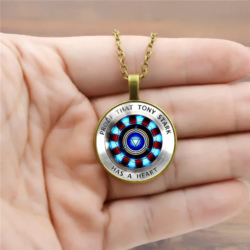 Disney Marvel Ironman ARC-REACTOR Tony Stark Necklace